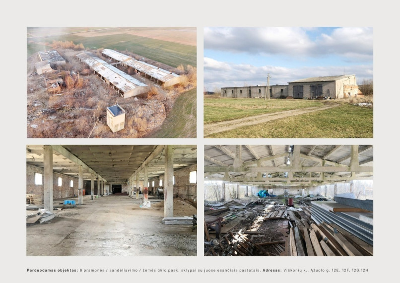 Parduodamos administracinės, gamybinės, kitos paskirties, paslaugų, prekybos, sandėliavimo patalpos Ąžuolo g., Viškonių k., Ukmergės r. sav., 7500 m2 ploto 19