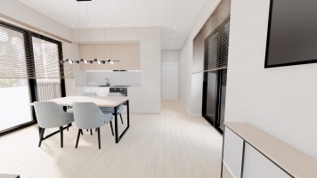 Parduodamas butas Jungtinė g., Aukštkiemių k., Klaipėdos r. sav., 55.74 m² ploto 3 kambariai 16