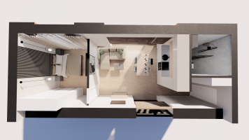 Parduodamas butas Jungtinė g., Aukštkiemių k., Klaipėdos r. sav., 55.74 m² ploto 3 kambariai 23