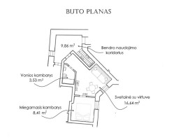 Parduodamas butas Gedimino pr., Senamiestyje, Vilniuje, 31.04 kv.m ploto 17