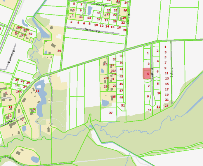 Parduodamas sklypas Spyglių g., Radailių k., Klaipėdos r. sav., 15.69 a ploto 2