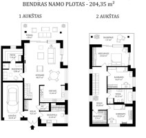 Parduodamas namas Ievų g., Klevinės vs., Vilniaus r. sav., 204.35 m2 ploto, 2 aukštai 26