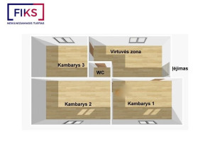 Parduodamas butas Mitėniškių k., Kėdainių r. sav., 78.00 m² ploto 3 kambariai 10
