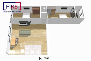 Parduodamas butas Hipodromo g., Aukštieji Šančiai, Kauno m., Kauno m. sav., 62.88 m² ploto 3 kambariai 16
