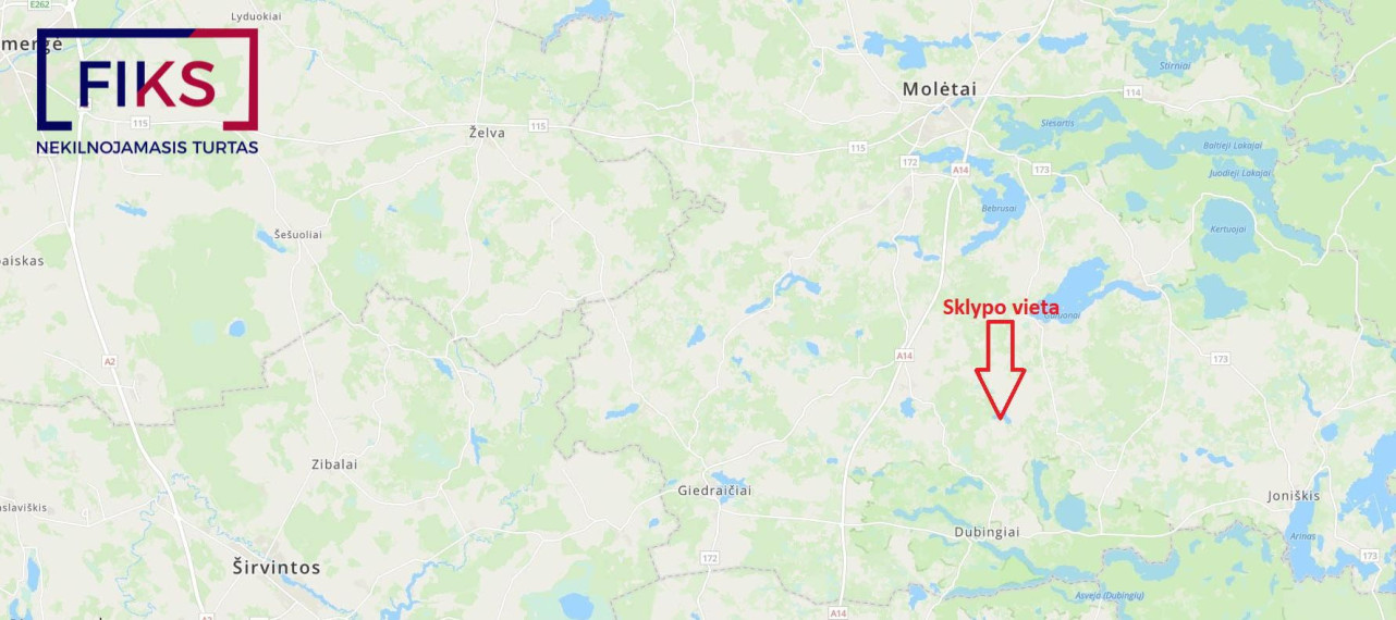 Parduodamas sklypas Murališkių k., Molėtų r. sav., 260.00 a ploto 3