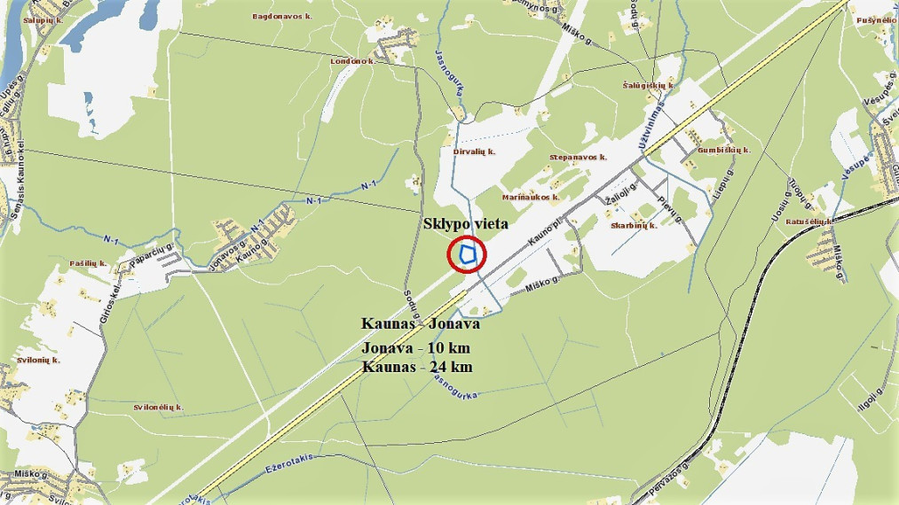 Parduodamas  sklypas Marinaukos k., Jonavos r. sav., 138 a ploto 13