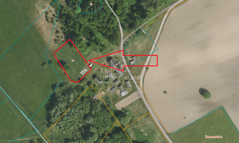 Parduodamas  sklypas Žagmantų k., Pagėgių sav., 17 a ploto 3