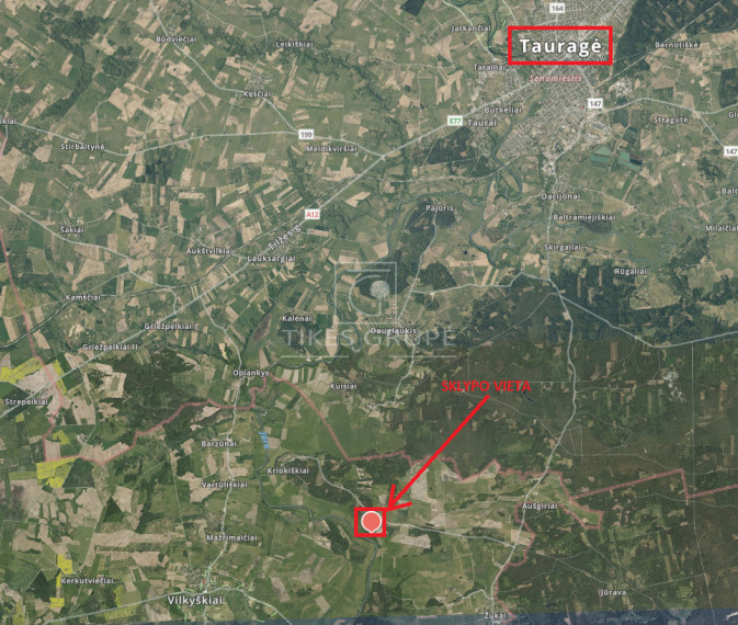 Parduodamas  sklypas Žagmantų k., Pagėgių sav., 17 a ploto 4