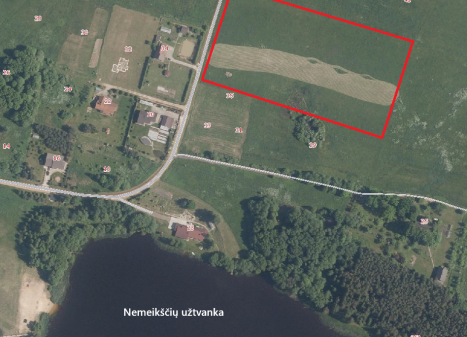 Parduodamas sklypas Nemeikščių k., Utenos r. sav., 218 a ploto