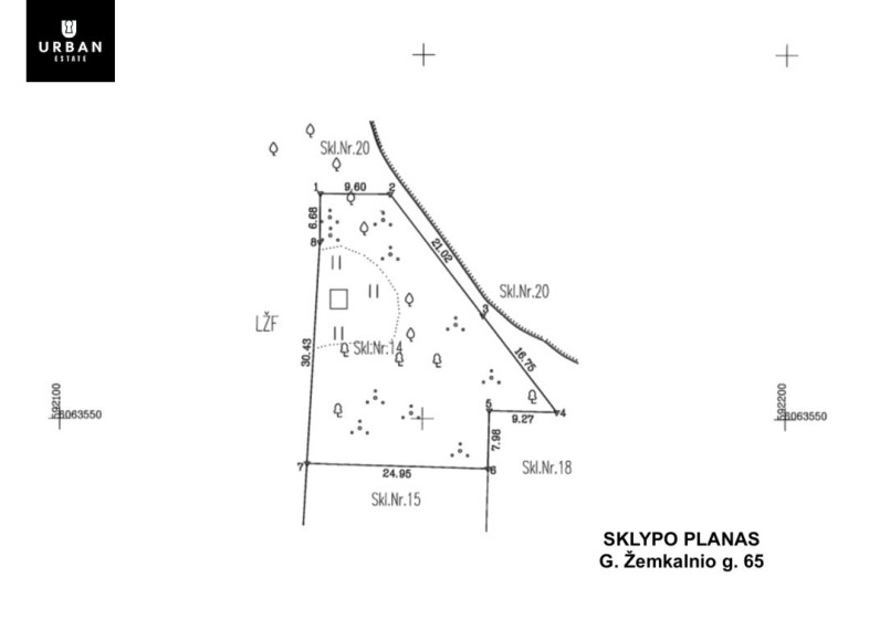 Parduodamas sklypas G. Žemkalnio g., Naujojoje Vilnioje, Vilniuje, 5.72 a ploto 5