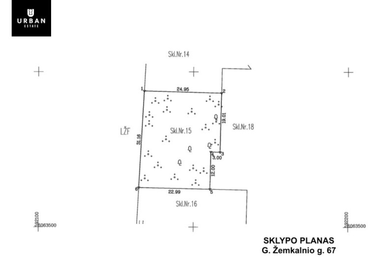 Parduodamas sklypas G. Žemkalnio g., Naujojoje Vilnioje, Vilniuje, 5.72 a ploto 6
