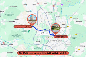 Parduodamas butas Vydūno g., Pilaitė, Vilniaus m., Vilniaus m. sav., 49.01 m2 ploto, 2 kambariai 30