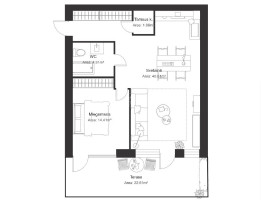 Parduodamas butas Lūšių g., Žvėrynas, Vilniaus m., Vilniaus m. sav., 61.63 m2 ploto, 2 kambariai 8