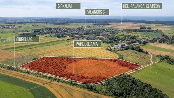 Parduodamas  sklypas Girkalių k., Klaipėdos r. sav., 500 a ploto 1
