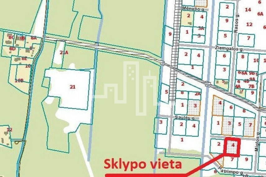 Parduodamas sklypas Debesų g., Palangoje, 20 a ploto 2
