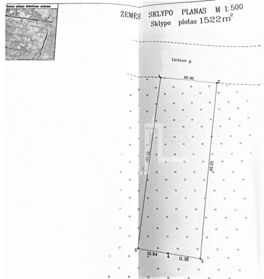 Parduodamas sklypas Lietaus g., Palangoje, 15 a ploto 4