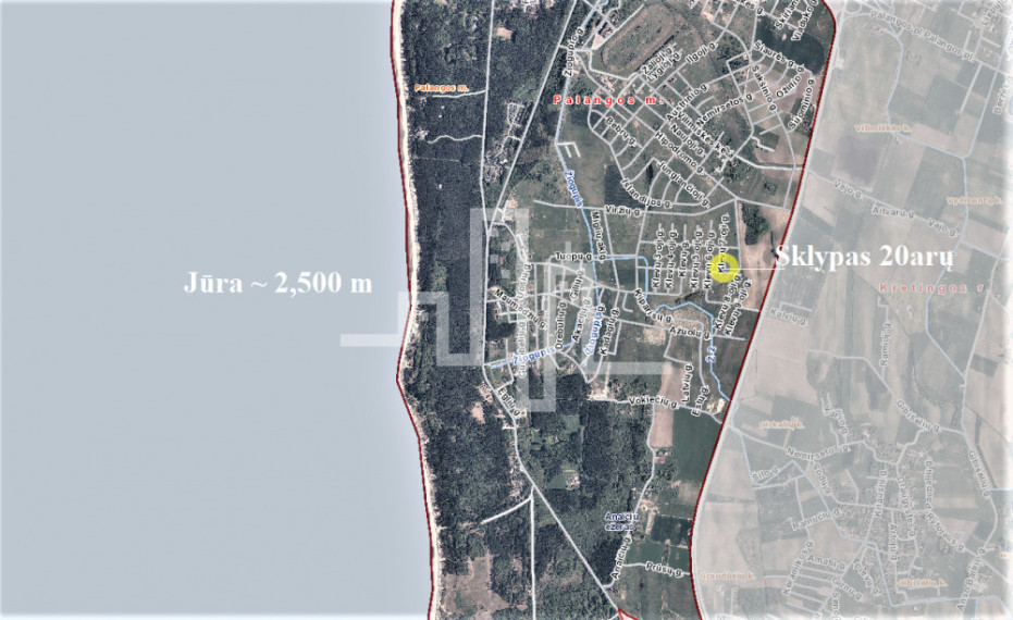 Parduodamas sklypas Klevų 7-oji g., Palangoje, 20 a ploto 3