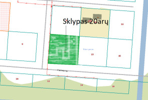 Parduodamas sklypas Patrimpo g., Palangoje, 20 a ploto 1