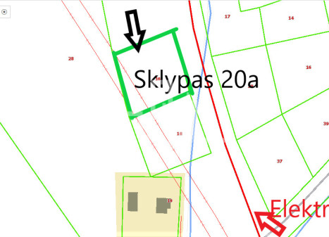 Parduodamas sklypas Inkaro g., , Palangoje, 20 a ploto