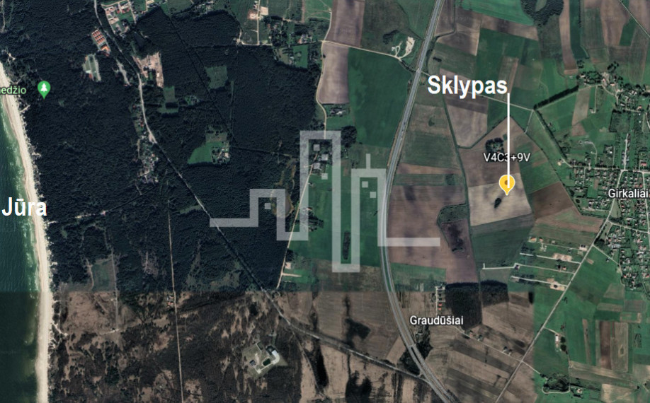 Parduodamas sklypas Girkalių k., 250 a ploto 3