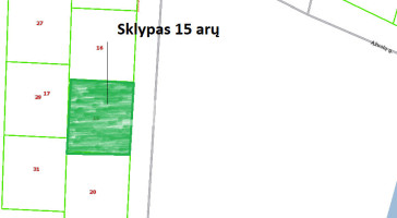 Parduodamas sklypas Drebulių g., Palangoje, 14.99 a ploto 6