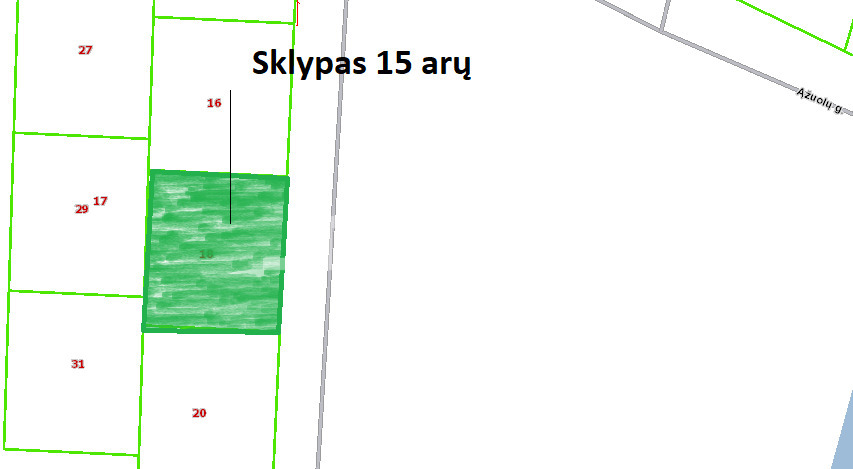Parduodamas sklypas Drebulių g., Palangoje, 14.99 a ploto 6