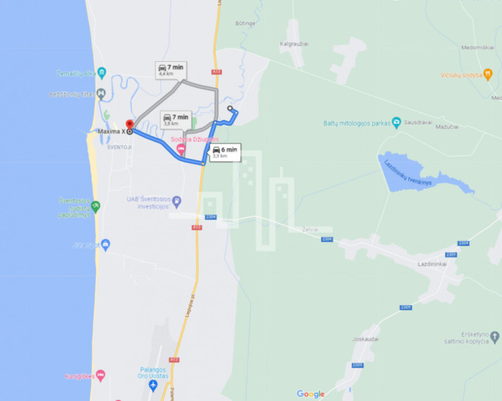 Parduodamas sklypas Žemuogių tak., , Palangoje, 6 a ploto 2