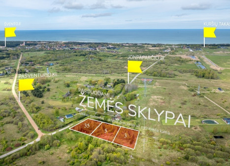 Parduodamas sklypas Jonpaparčio g., , Palangoje, 60 a ploto