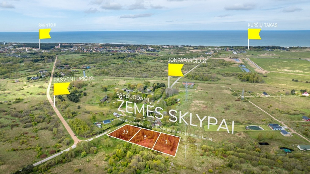 Parduodamas sklypas Jonpaparčio g., , Palangoje, 60 a ploto 1