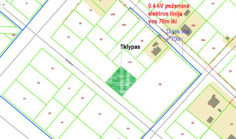 Parduodamas sklypas Naujoji g., Palangoje, 10 a ploto 1