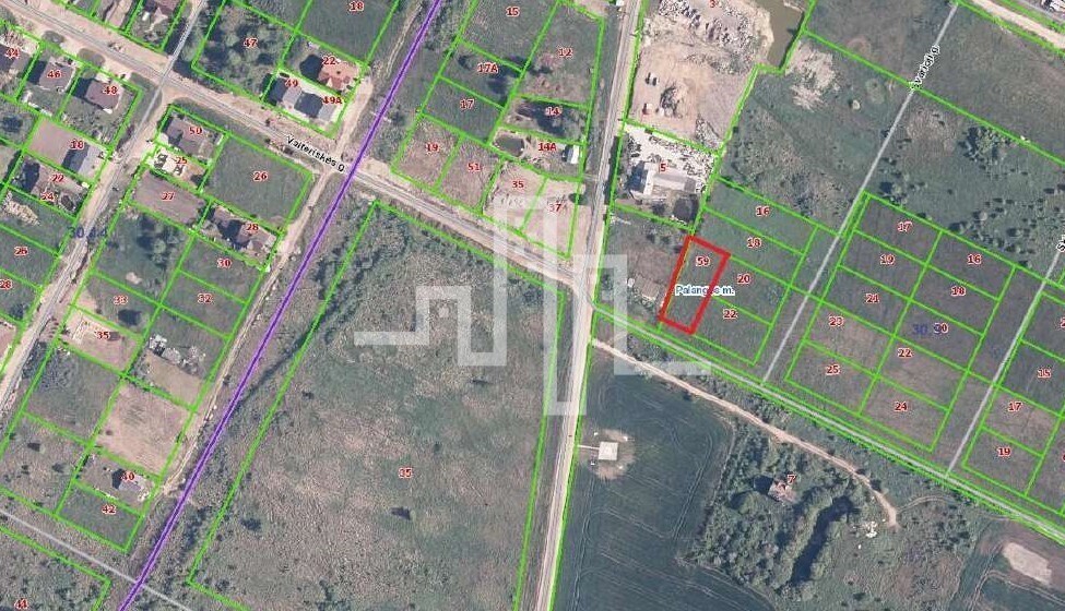 Parduodamas sklypas Valteriškės g., Palangoje, 10 a ploto 1
