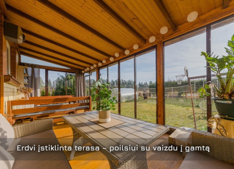 Parduodamas namas Gandrų g., Gervėnų k., Šiaulių r. sav., 97.38 m2 ploto, 2 aukštai
