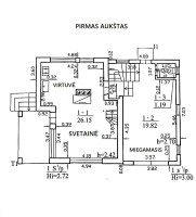 Parduodamas namas Gandrų g., Gervėnų k., Šiaulių r. sav., 97.38 m2 ploto, 2 aukštai 40