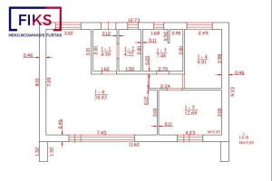 Parduodamas namas Žilvičių g., Kėdainių m., Kėdainių r. sav., 77.63 m² ploto 3 kambariai 24