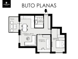 Parduodamas butas Bitėnų g., Pilaitėje, Vilniuje, 62.64 kv.m ploto, 3 kambariai 19
