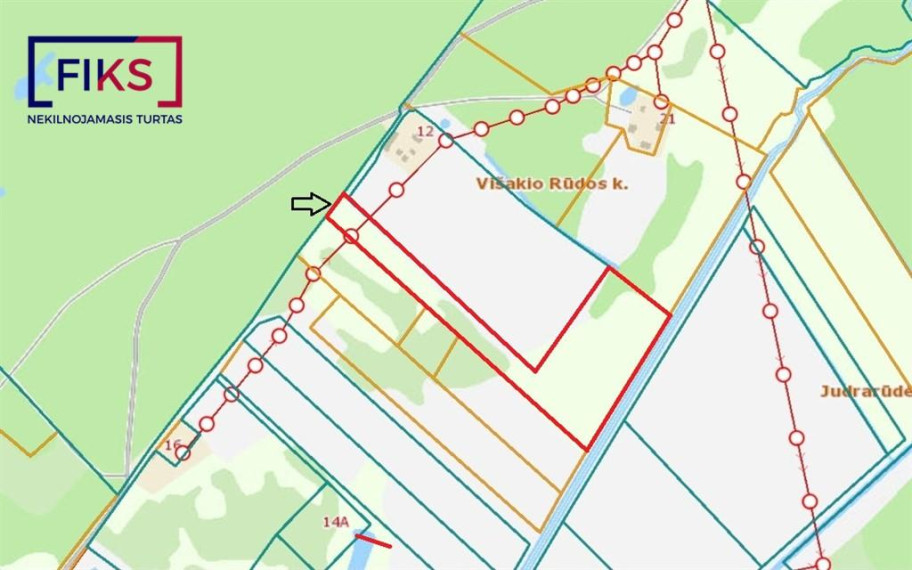 Parduodamas sklypas Tujų g., Višakio Rūdos k., Kazlų Rūdos sav., 219.00 a ploto 2