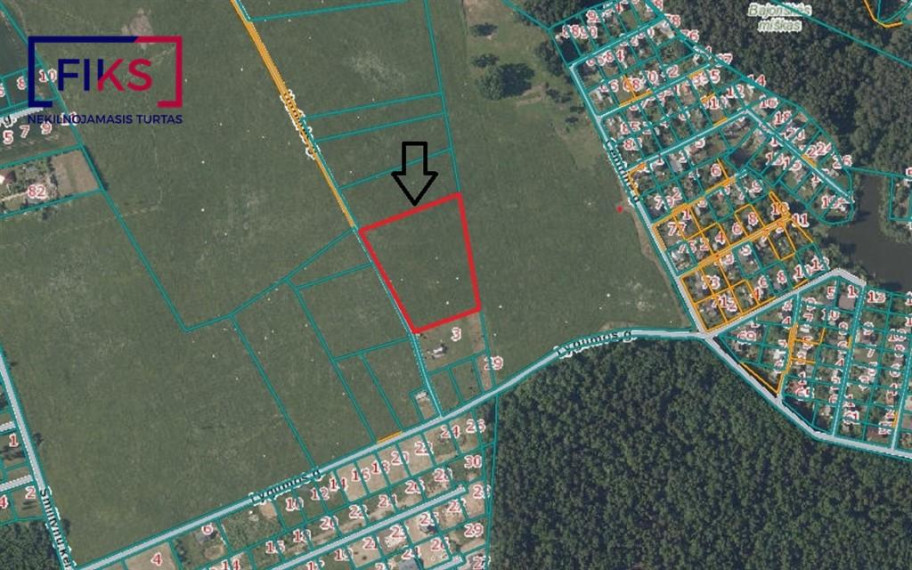 Parduodamas sklypas Undinės g., Smiltynų I k., Kauno r. sav., 115 a ploto 3