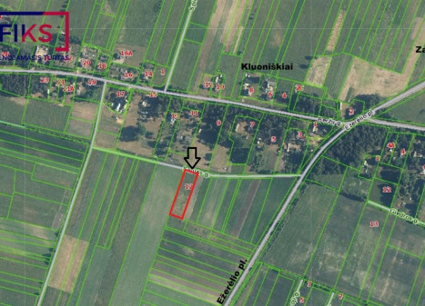 Parduodamas sklypas Saulės g., Kluoniškių k., Kauno r. sav., 36.35 a ploto