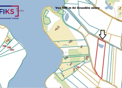 Parduodamas sklypas Gruodžių g., Gruodžių k., Molėtų r. sav., 150 a ploto