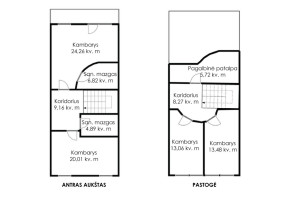 Parduodamas namas Liongino Baliukevičiaus-Dzūko g., Fabijoniškės, Vilniaus m., Vilniaus m. sav., 233.38 m2 ploto, 3 aukštai 17