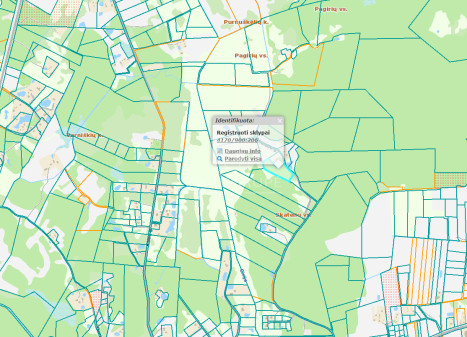 Parduodamas  sklypas Pagirių k., Vilniaus r. sav., 128 a ploto