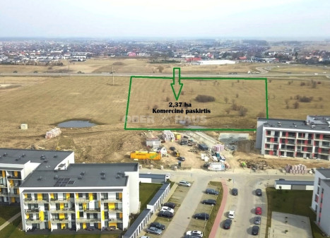 Parduodamas komercinės paskirties sklypas Ragainės g., Paupiai, Klaipėdos m., Klaipėdos m. sav., 237 a ploto