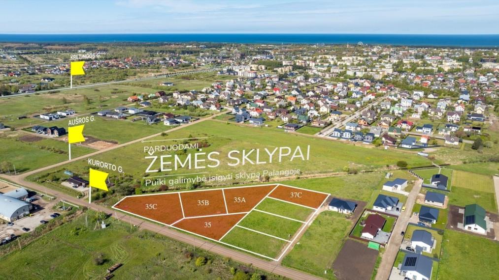 Parduodamas sklypas Kurorto g., Palangoje, 10 a ploto 1
