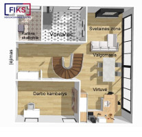 Parduodamas namas Alksnių g., Užubrasčio k., Vilniaus r. sav., 201.00 m² ploto 6 kambariai 14