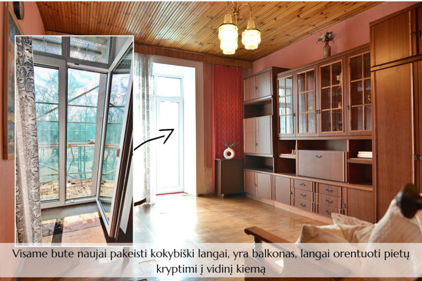 Parduodamas butas Krokuvos g., Šnipiškės, Vilniaus m., Vilniaus m. sav., 54.45 m2 ploto, 2 kambariai 6