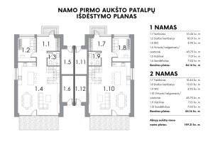 Parduodamas namas Norkų g., Aukštieji Paneriai, Vilniaus m., Vilniaus m. sav., 149 m2 ploto, 2 aukštai 18