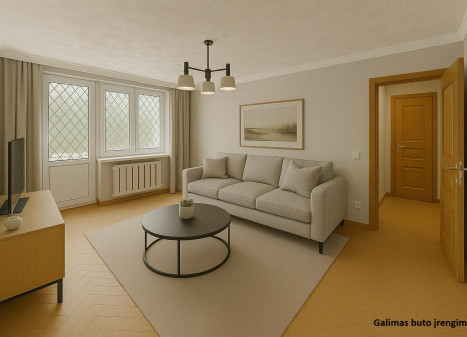 Parduodamas butas Peteliškių g., Antakalnis, Vilniaus m., Vilniaus m. sav., 63.00 m² ploto 3 kambariai
