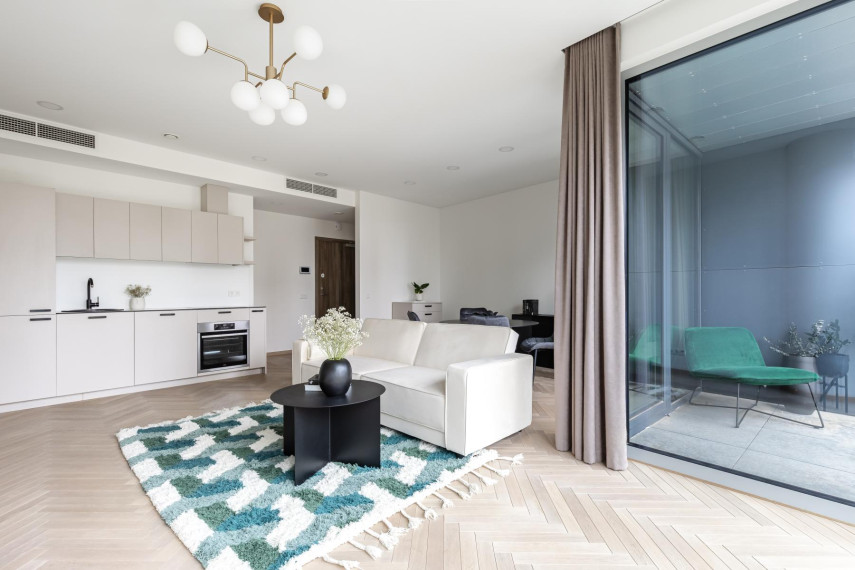 Parduodamas butas Konstitucijos pr., Šnipiškės, Vilniaus m., Vilniaus m. sav., 59.80 m² ploto 2 kambariai 4