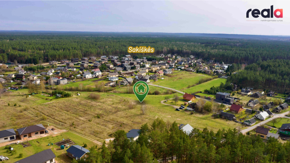 Parduodamas sklypas Sakiškių k., 15.11 a ploto 2