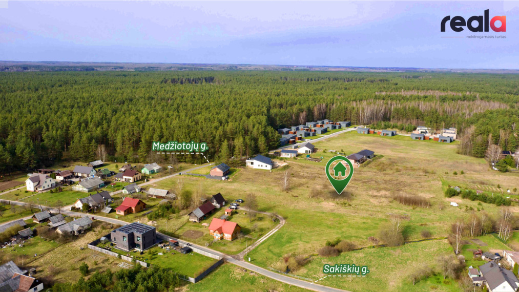 Parduodamas sklypas Sakiškių k., 15.11 a ploto 4
